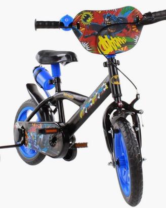 Bici Batman 12' per Bambini da 3 a 5 anni Stabiliz
