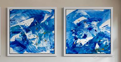 Quadro astratto 130x50 cm