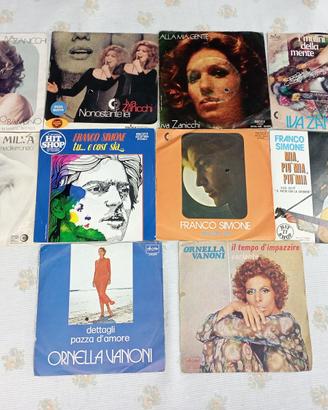 Lotto 10 Vinili 45 giri italiani anni 70