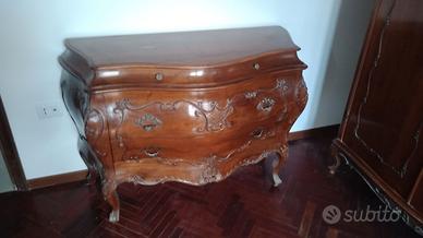 Comò con Specchiera e Comodini barocco veneziano