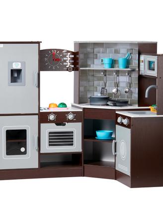 Giocattolo Cucina per Bambini  24 pz Marrone