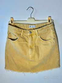 Gonna di Jeans gialla -Zara