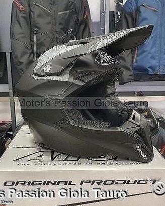 AIROH Casco Cross Wraap - Color - Black Matt