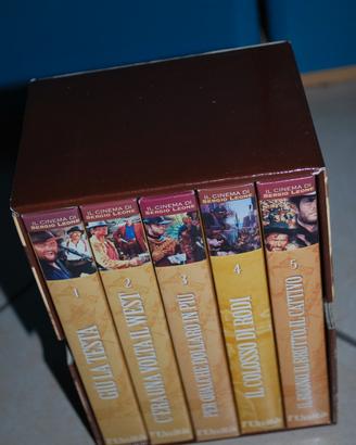 Cofanetto "Il cinema di Sergio Leone" - 5 VHS