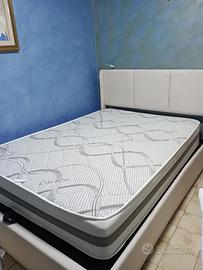 Letto 1 piazza e mezzo con materasso