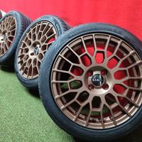 Cerchi Renault Clio Abarth Fiat 500 Pneu 205 45 17