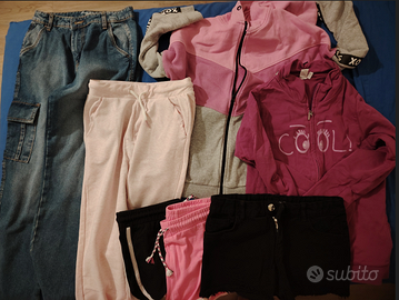 FELPA PANTALONI SHORTS 12 ANNI