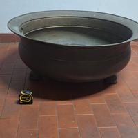 grande portavaso in rame