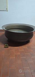 grande portavaso in rame