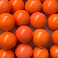Collana in corallo salmone vintage