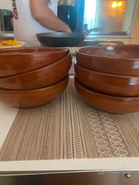 6 copper per pietanze da forno