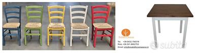 Tavolini Sedie Per Bar Ristorante Pub 0390