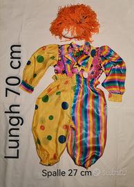 costume pagliaccio 18 24 mesi