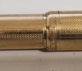 Stilografica Waterman Ideal (Laminata Oro)