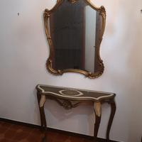 Consolle con specchio antica/antiquariato