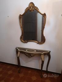 Consolle con specchio antica/antiquariato