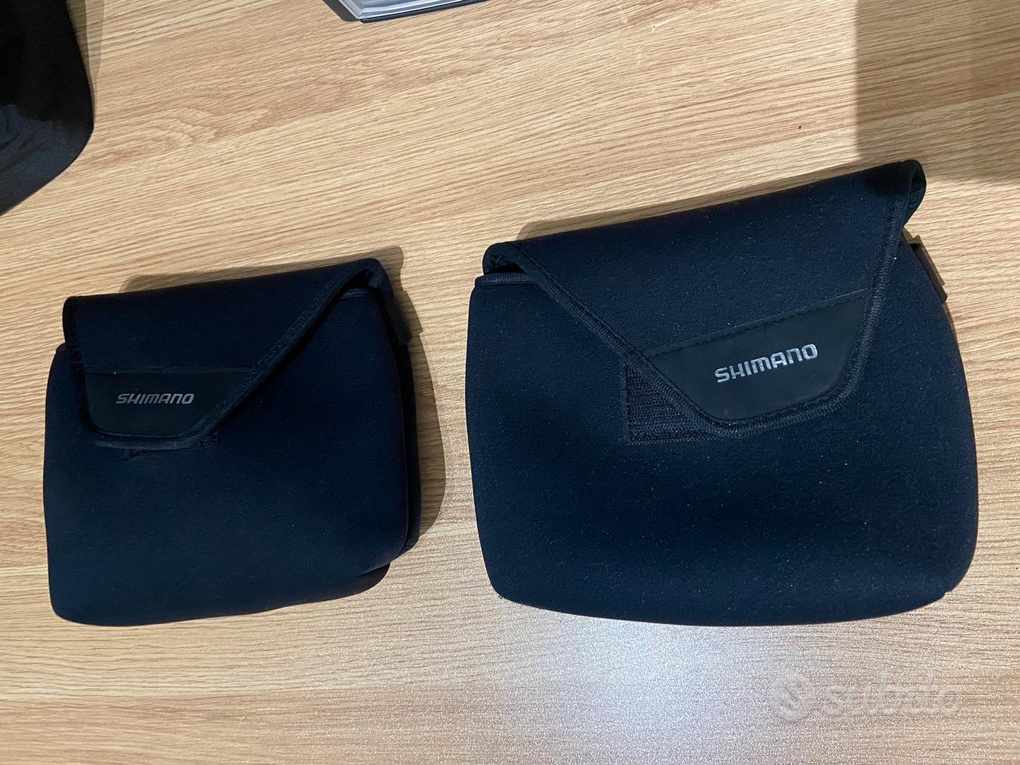Borsa Porta Mulinello Da Pesca In Flanella – 3 Taglie S/M/L Con Coulisse, Protezione Antigraffio - 3