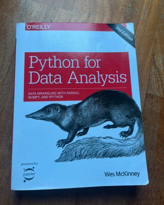 Python for data analysis