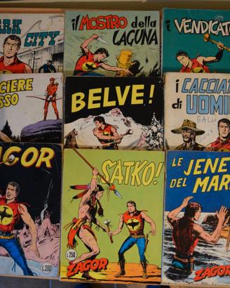 Zagor 1 e altri 8 anni ’70 (danneggiati)