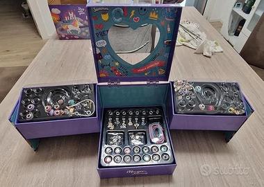 Kit braccialetti bambine con portagioie unicorno