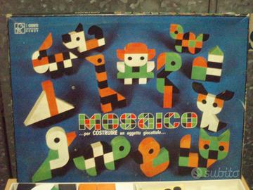 Gioco vintage di costruzione Mosaico anni 70
