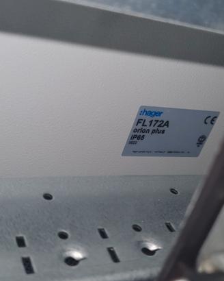 Quadro centralino hager alluminio metallo