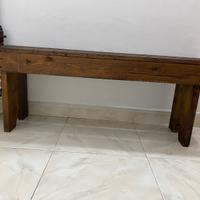 Panchina Vintage Rustica in Legno