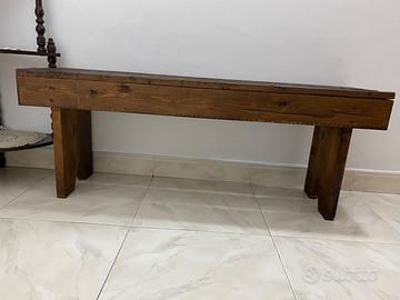 Panchina Vintage Rustica in Legno
