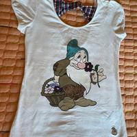 T shirt Mammolo con strass tg.M - Duck Farm