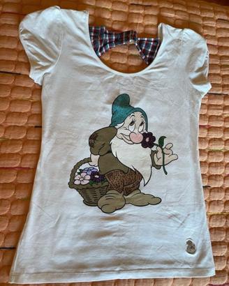 T shirt Mammolo con strass tg.M - Duck Farm