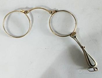 Occhiali da teatro " Lorgnette " vintage primi 900