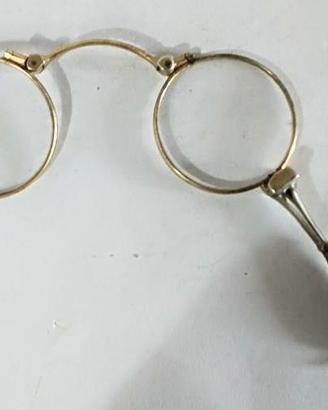 Occhiali da teatro " Lorgnette " vintage primi 900