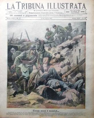La Tribuna Illustrata 8 Luglio 1917 Austriaci WW1