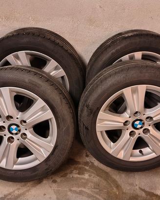 cerchi in lega BMW serie 1 -2008+gomme al 60%