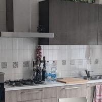 Cucina: top laminato con lavello doppia vasca