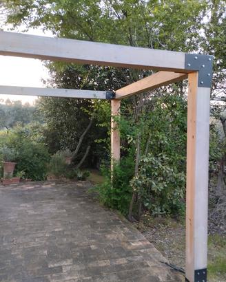 gazebo in legno massiccio