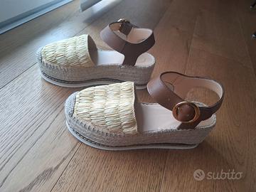 Sandalo in corda e rafia nr. 37