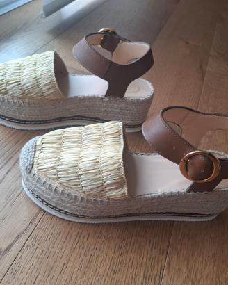 Sandalo in corda e rafia nr. 37