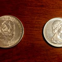 Lotto 2 Monete in Argento originali 