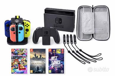 Nintendo switch + accessori + giochi