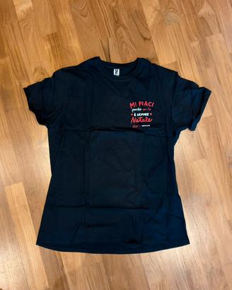 Maglia T-shirt Iliad Natale Nera