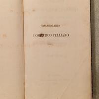 vocabolario domestico italiano