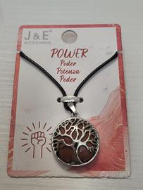 COLLANA NUOVA ALBERO DELLA VITA PIETRA NATURALE