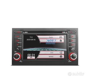 NAVIGATORE RADIO 7" PER AUDI A4 B6 B7 00-07 USB G
