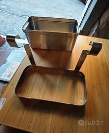 VASCA PER ACCESSORI IN ACCIAIO IKEA GRUNDTAL 