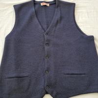 Gilet blu da uomo, taglia 52, da 79 a 36 euro