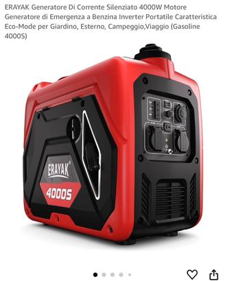 Generatore elettrico da 4000w