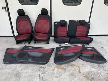 Sedili bordeaux/neri Fiat Punto evo 2010 5 porte