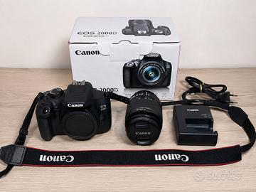 Canon EOS 2000D + Obiettivo EF-S 18-55mm