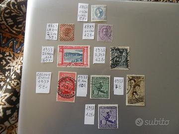 Francobolli Regno d'Italia e antichi stranieri